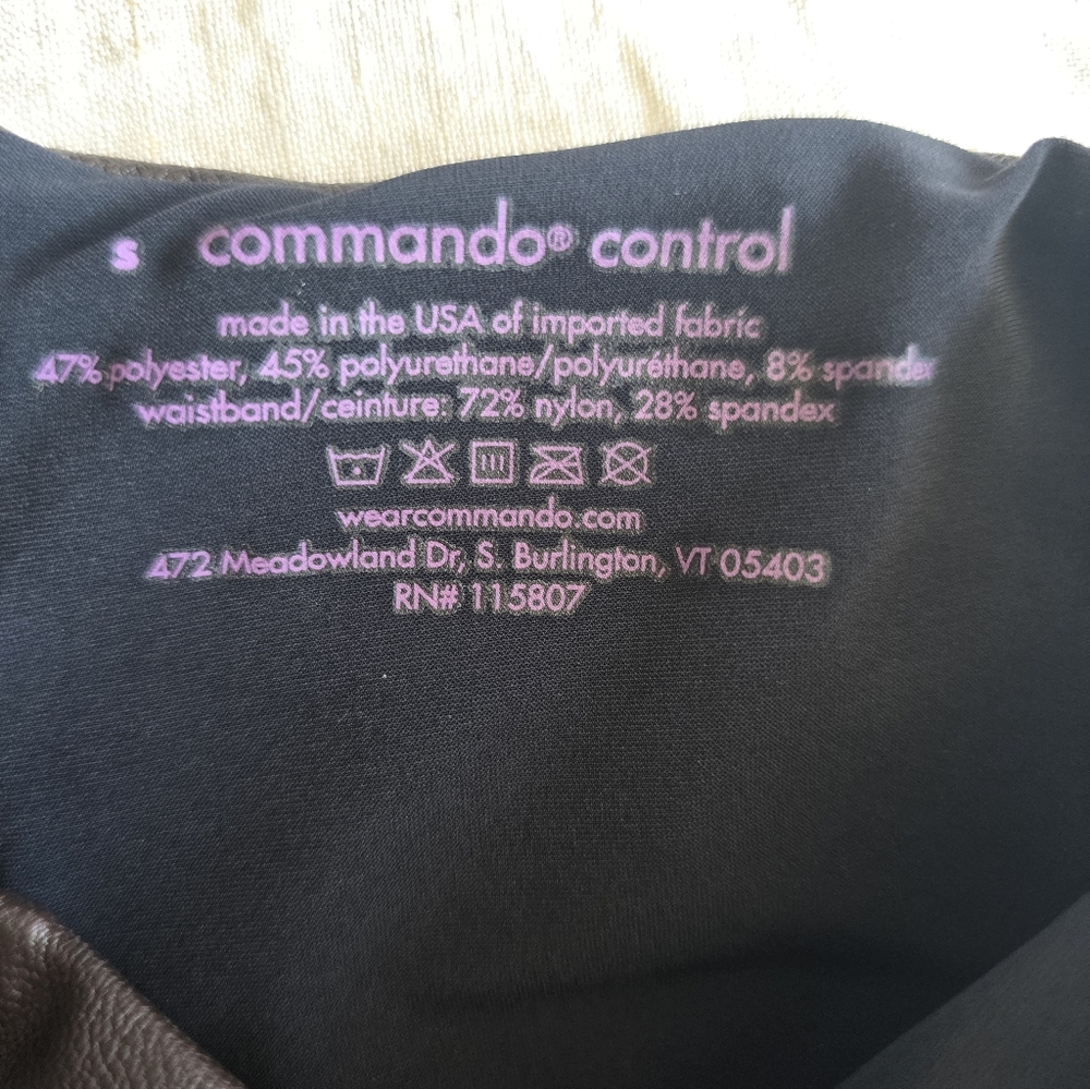 Commando FAUX Leather Leggins NWT - Picture 6 of 6